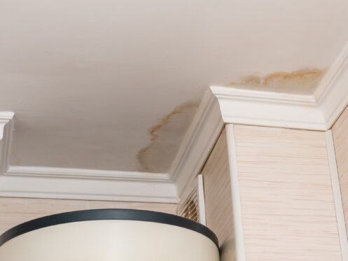 water damage ceiling hidden leak